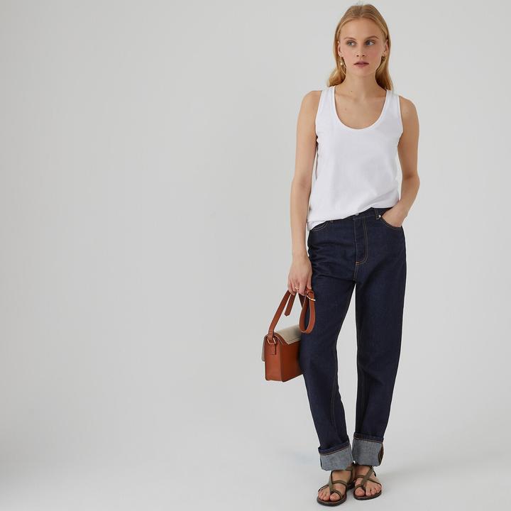 Actual product image La Redoute Collections Sleeveless top with swimmer back (XS)