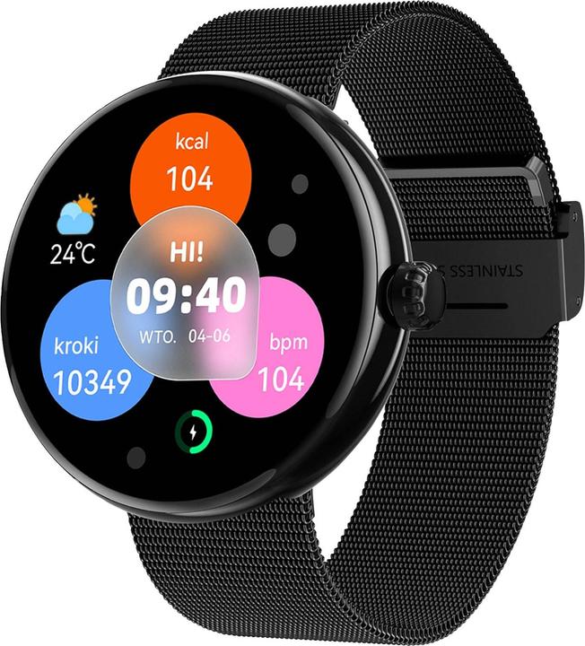 Produktbild Forever Smartwatch Forevive 5 SB-365 schwarz