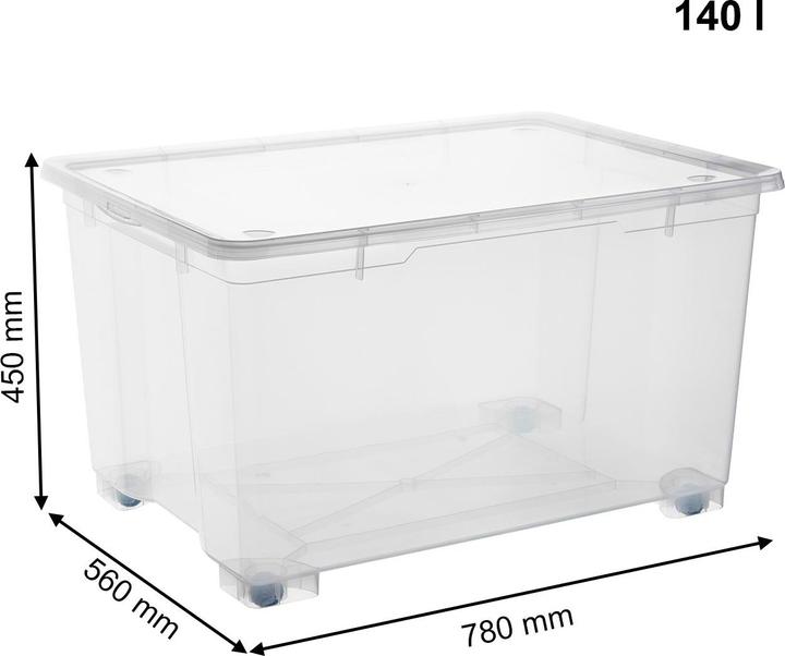 Produktbild Rotho Clear (78 x 56 x 45 cm, 140 l)