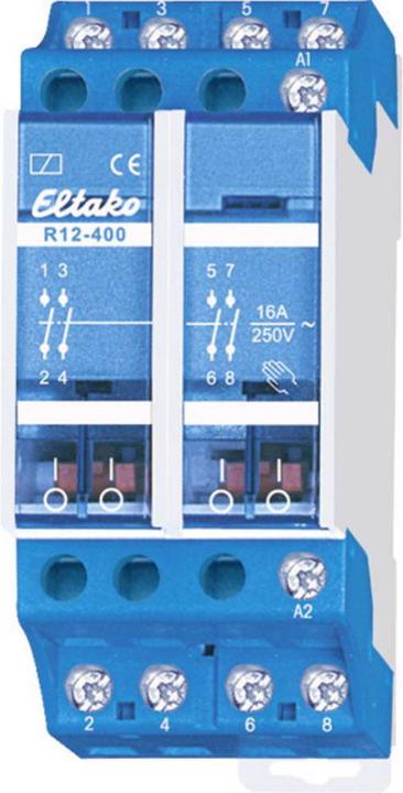 Produktbild Eltako Schaltrelais 230V. 4 Schliesser 16A/250V AC