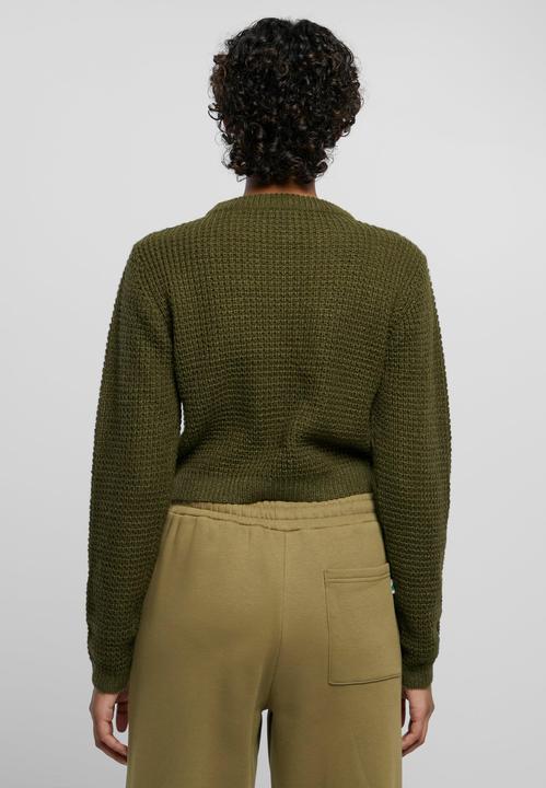 Actual product image Urban Classics Ladies Short Waffle Sweater (S)