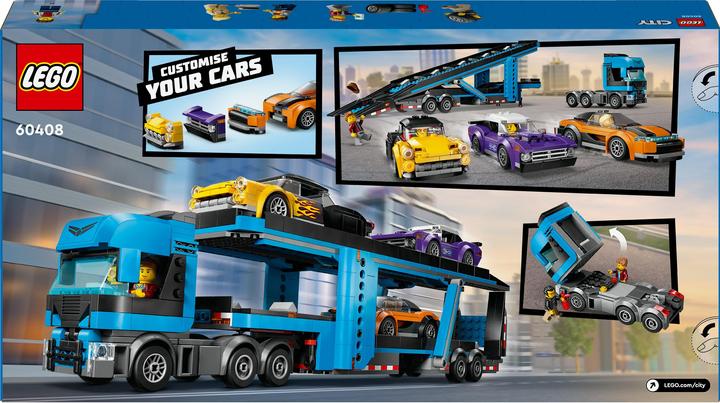 Produktbild LEGO Autotransporter mit Sportwagen (60408, LEGO City)