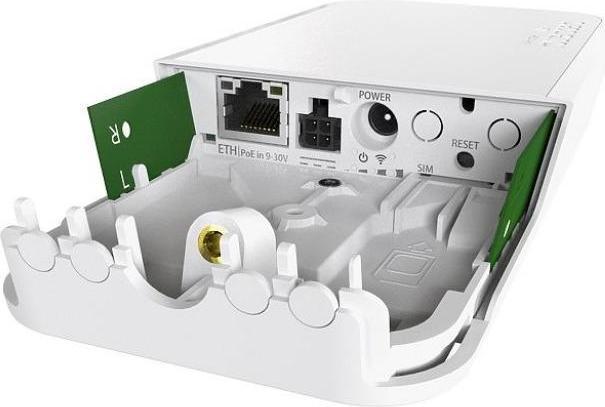 Immagine prodotto MikroTik RBWAPR-2ND&R11E-LTE-US - Piccolo access point wireless resistente alle intemperie, Stati Uniti