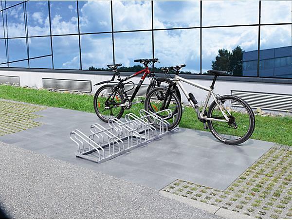 Produktbild eurokraft pro Fahrradständer, Bügel aus 18 mm Stahlrohr