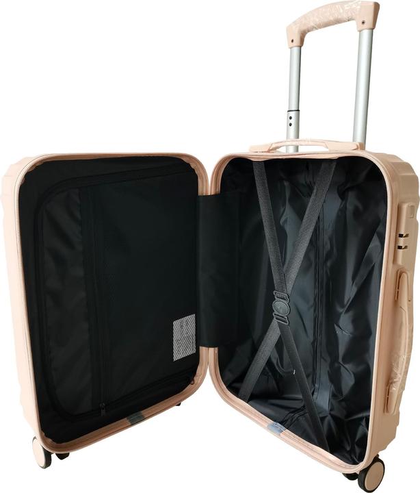 Immagine prodotto NTK-Collection Hartschalenkoffer 4er-Set Mabell Pink (115 l, Bagaglio a mano (fino a 50 litri), M (50 - 90l), L (90 - 115l), XL (da 115l))