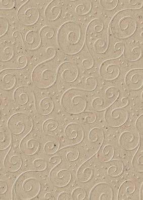 Actual product image Heyda Embossed cardboard Milano A4 204772659 recycled pap. brown-grey 220g (220 g/m², 1 x)