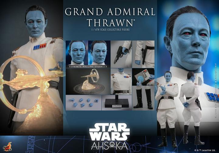 Produktbild Hot Toys Star Wars: Ahsoka Actionfigur 1/6 Grand Admiral Thrawn 32 cm