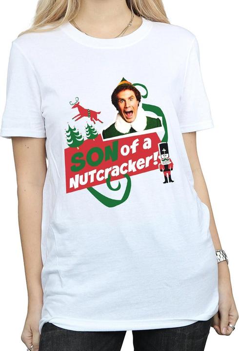 Image du produit Elf - T-shirt SON OF A NUTCRACKER BOYFRIEND FIT - Femme (M)