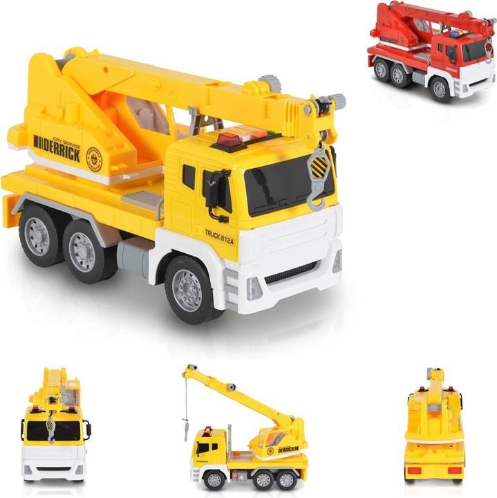 Actual product image Moni Toy lorry crane truck 1:12