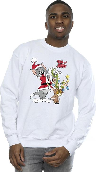 Immagine prodotto Tom & Jerry Christmas Reindeer Felpa Uomo (M)