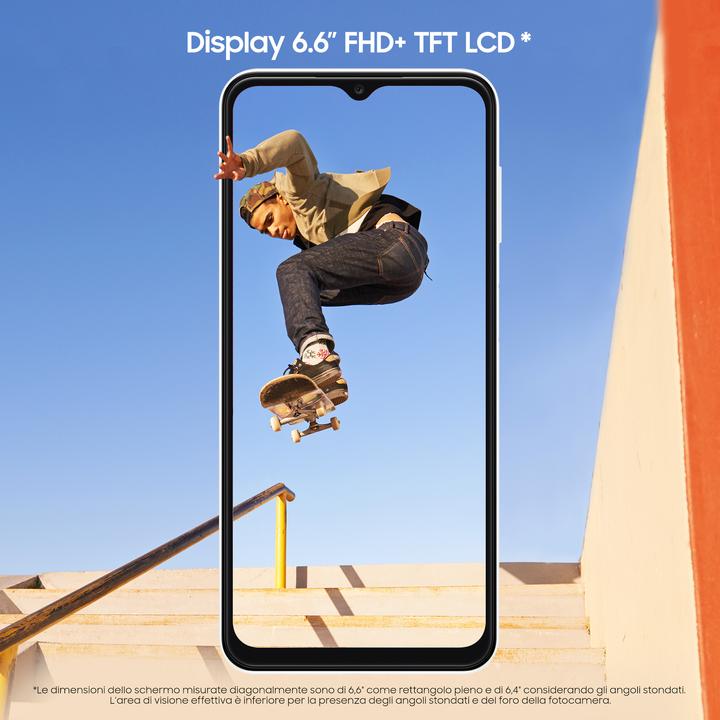 Actual product image Samsung Galaxy A13 EU (64 GB, White, 6.60", Dual SIM, 50 Mpx, 4G)