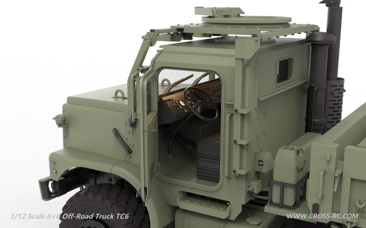 Produktbild Cross-RC TC6 Flagship Version (Scale Truck 6x6, Sound Unit & Alu CNC parts, 1:12) (RTR Ready-to-Run)