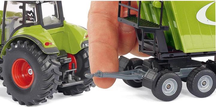 Actual product image Siku Tractor with front loader, dolly and dump body