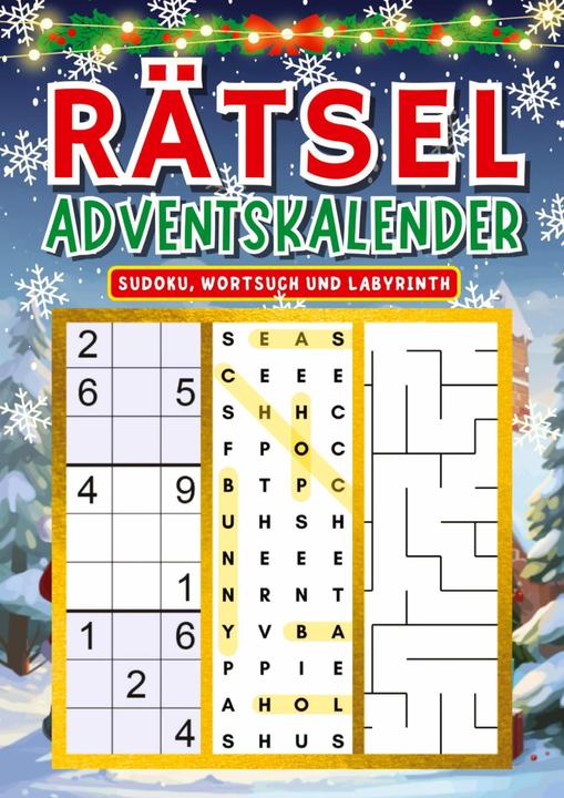 Actual product image Puzzle advent calendar 2023 | Christmas present for adults