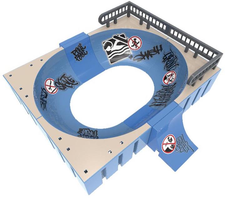Actual product image Spin Master Tech Deck - Mega Bowl (X-Connect Ramp)