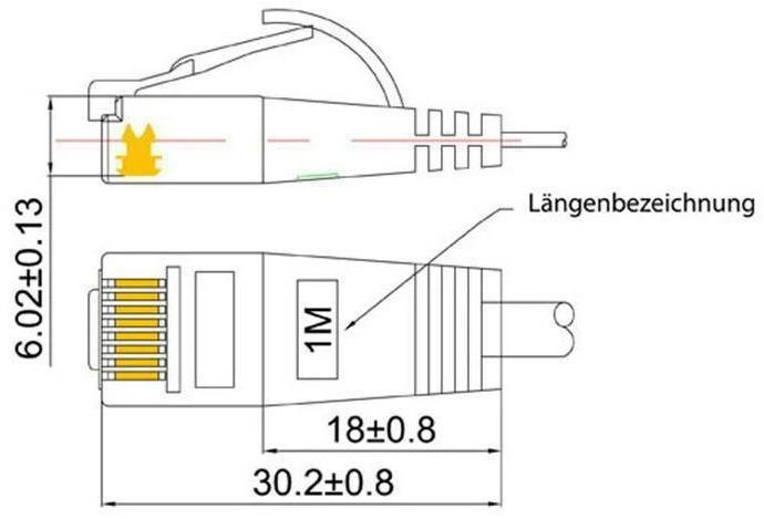 Actual product image Wirewin Network cable (UTP, CAT6, 3 m)