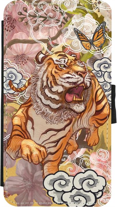 Image du produit PhoneLook Coque Wallet noir Spring 23 japanese tiger (Apple iPhone X, Apple iPhone XS)