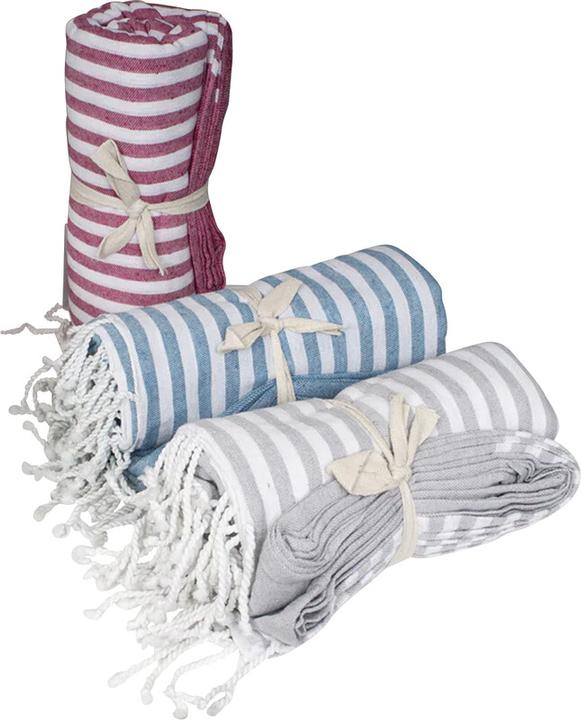 Actual product image NoName Strandtuch Hamam gestreift (200 x 200 cm)