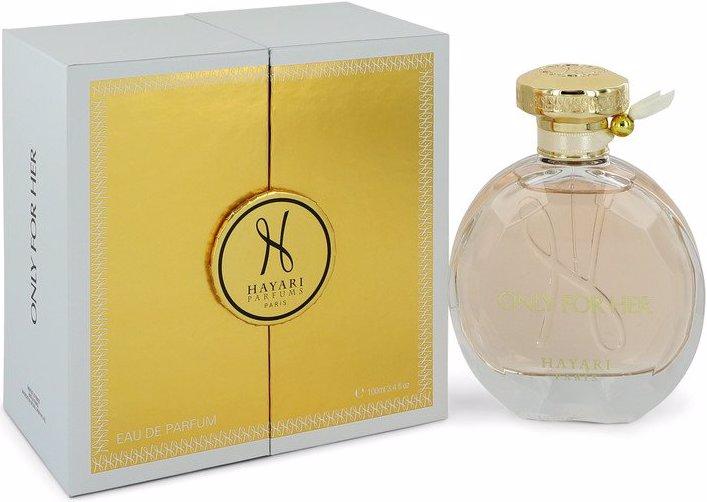 Actual product image Hayari Parfums Only for Her by Eau de Parfum Spray 100 ml (Eau de parfum, 100 ml)