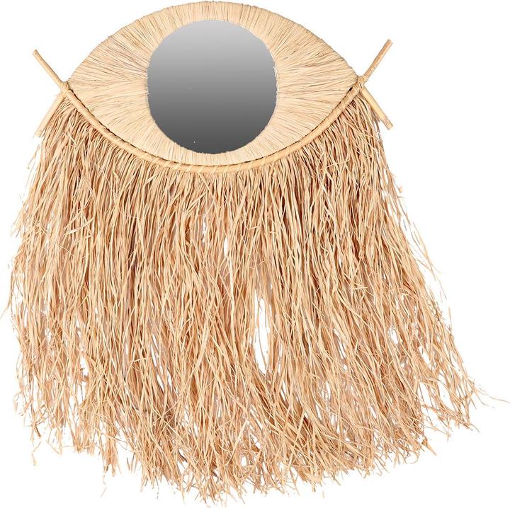 Immagine prodotto Natura Punto Specchio da parete con cornice in bambù (41 x 31 cm)