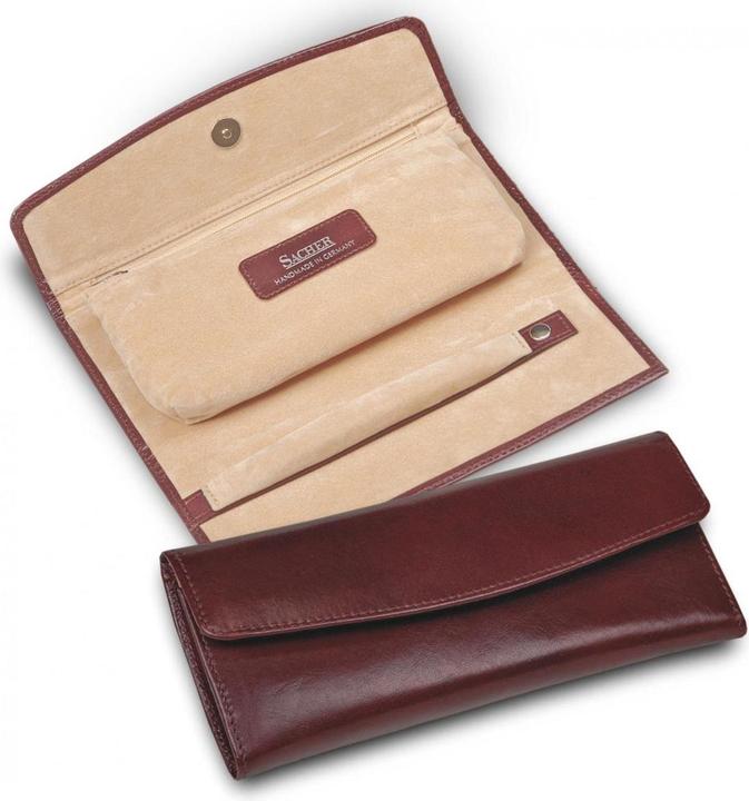 Produktbild Sacher 1010.1101P18 - Schmuckrolle new classic bordeaux Vollrindleder