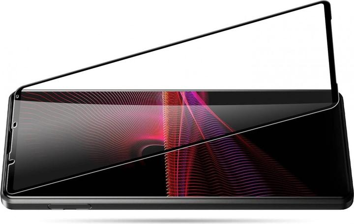 Actual product image Screenguard Sony Xperia 1 III Full Screen Protective Glass Film 2.5D 9H (1 Piece, Sony Xperia 1 III)
