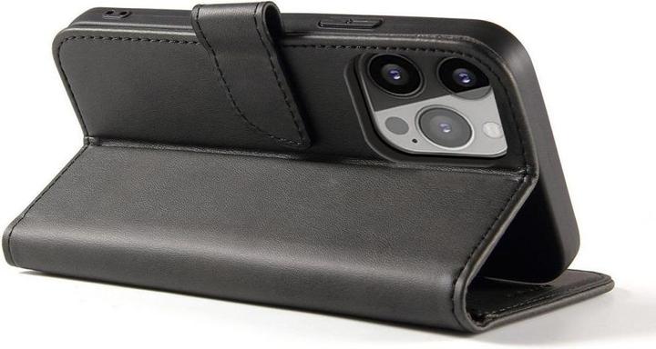 Produktbild Hurtel Magnethülle für Motorola Moto E32 Hülle mit Flip Wallet Ständer schwarz (Motorola Moto E32)