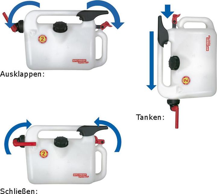 Actual product image Birchmeier Rapidon 6 petrol canister