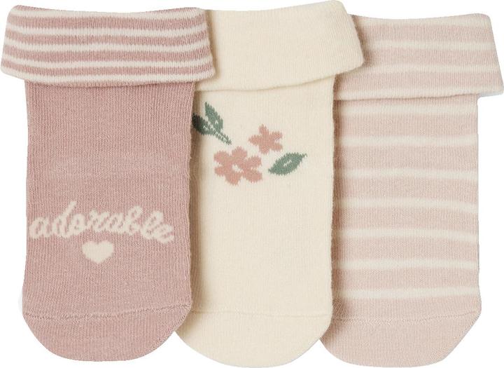 Produktbild Vertbaudet 3er-Pack Mädchen Baby Socken mit Schriftzug (3er Pack, 17)