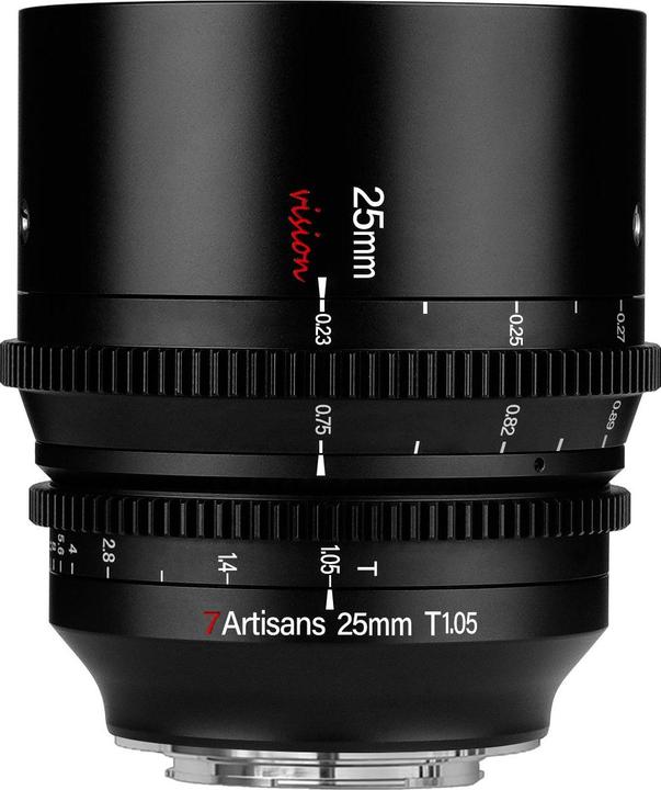 Actual product image 7artisans 25 mm T1.05 Sony E (Sony E, APS-C / DX)