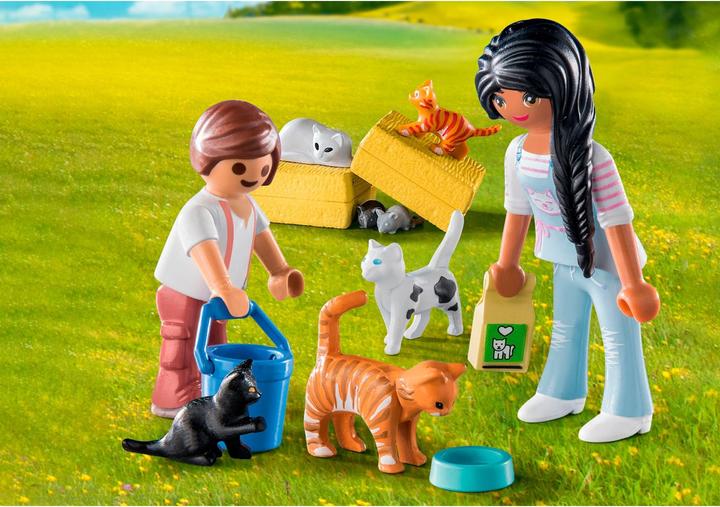 Produktbild Playmobil Katzenfamilie (71309, Playmobil Country)