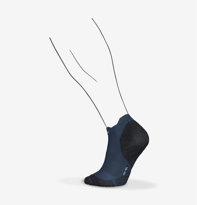 Produktbild Kiprun Laufsocken Invisible dünn - Run 900 blau (37, 38)