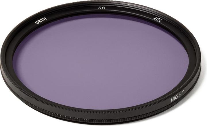 Image du produit Urth 58mm Filtre neutre pour objectif de nuit (Plus+) (Filtre de veilleuse, 58 mm)