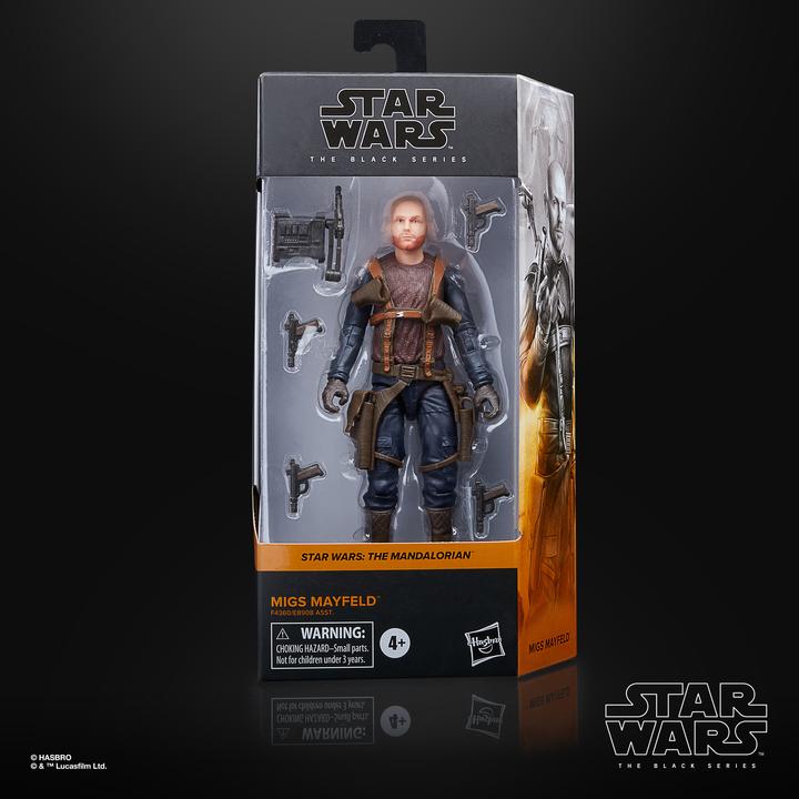 Actual product image Hasbro Star Wars The Black Series Migs Mayfeld
