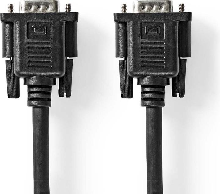 Produktbild Nedis VGA-Kabel | VGA Stecker | VGA Buchse | Vernickelt | Maximale Auflösung: 1280x800 | 5.00 m | Ru (5 m, VGA)