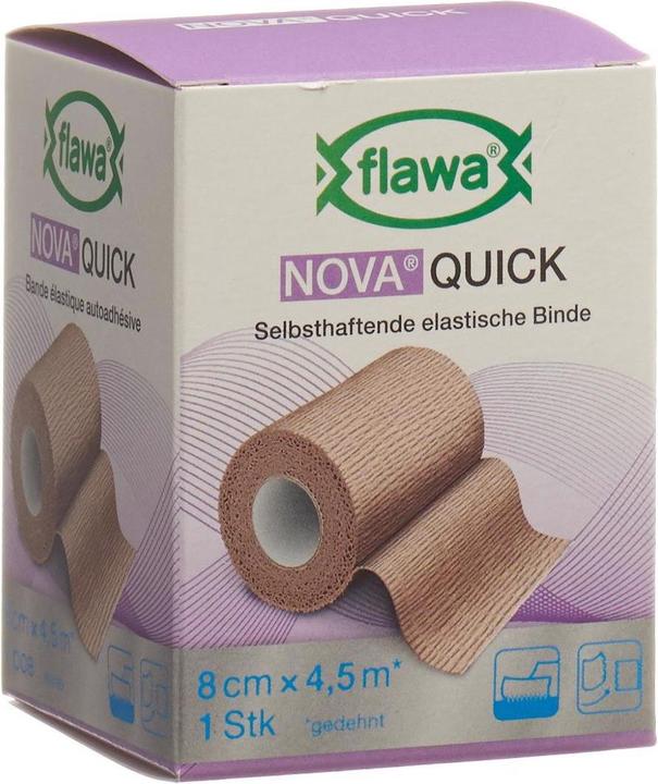 Image du produit Flawa Nova Quick Cohesive Tear Bandage 8 cm x 4,5 m