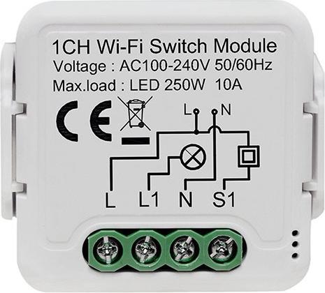 Produktbild Netplus Smart Relay Switch Module 10A 1-Kanal WLAN