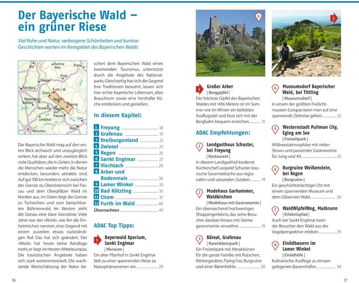 Actual product image Travel guide Bavarian Forest