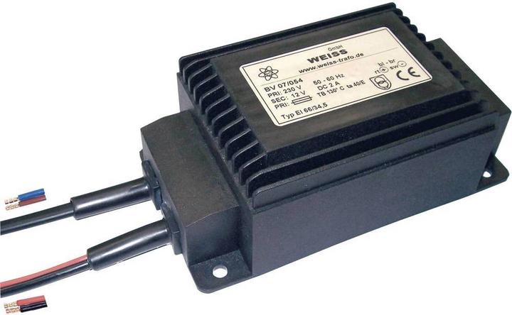 Weiss Elektrotechnik Alimentation compacte Transformateur Alimentations compactes avec redresseur et lisseur intégrés