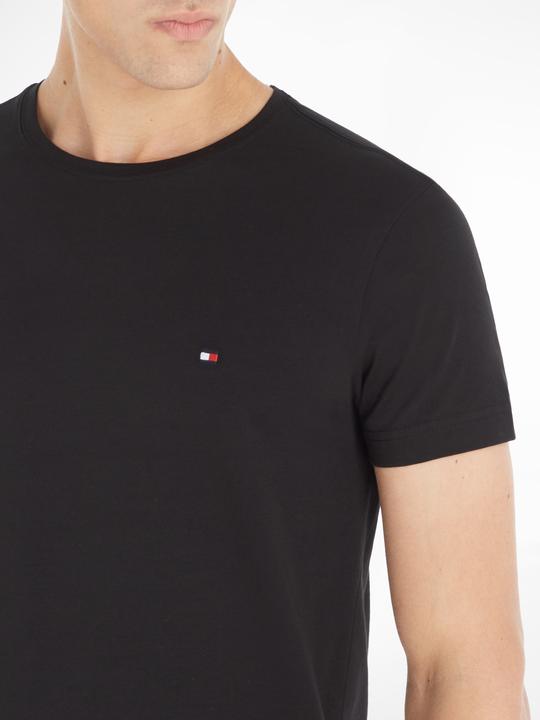 Image du produit Tommy Hilfiger Crew Neck T-Shirt Slim Fit Black (3XL)