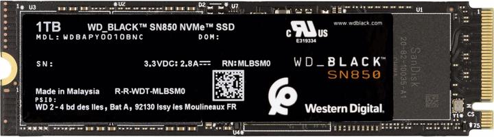 Produktbild WD Black SN850 Retail (1000 GB, M.2 2280)