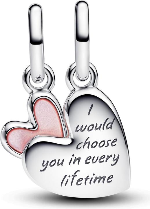 Immagine prodotto Pandora Teilbarer Mutter-Tochter-Anhänger Charm (Sterling silver, Resina)