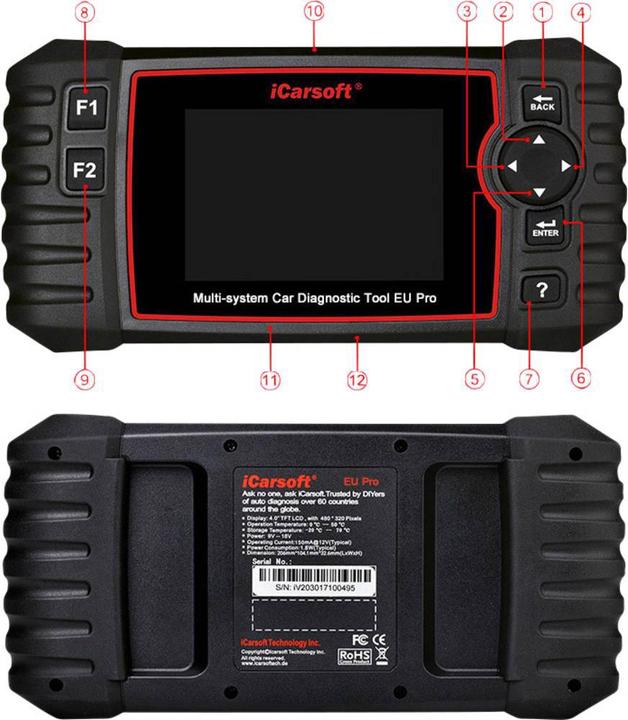 Produktbild ICarsoft EU Pro