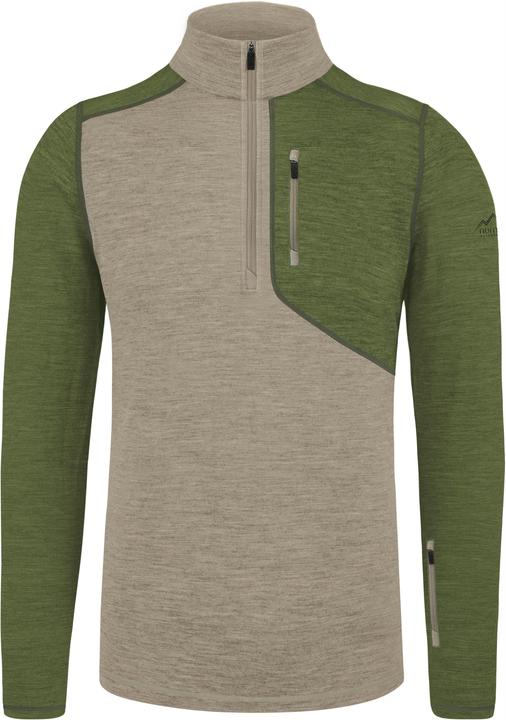 Produktbild Normani Herren Merino Langarm mit 1/4 Zipper „Mildura“ - 9131 (5XL)