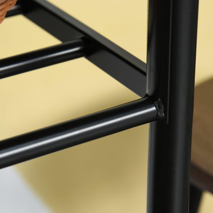 Actual product image Swisshandel24 Bartisch Set 3-teilig Esstisch mit 2 Barhocker Essgruppe Küchentisch und Stühle