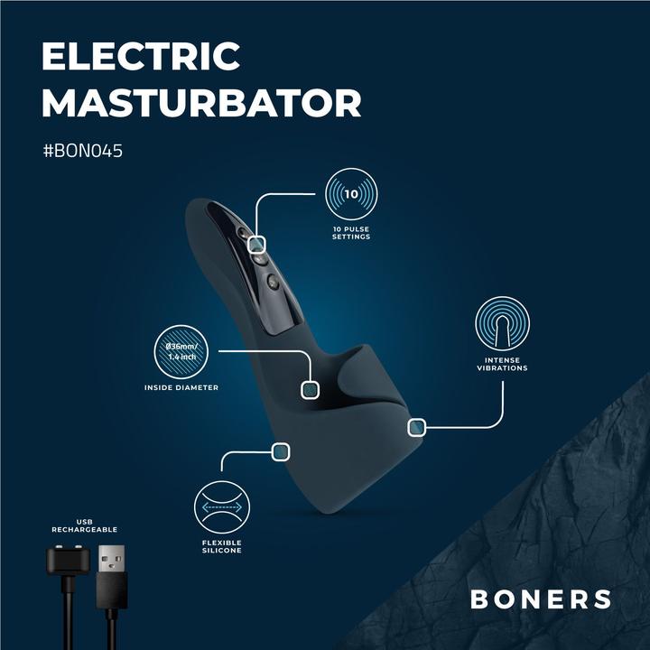 Immagine prodotto Boners Masturbatore Elettrico - Blu