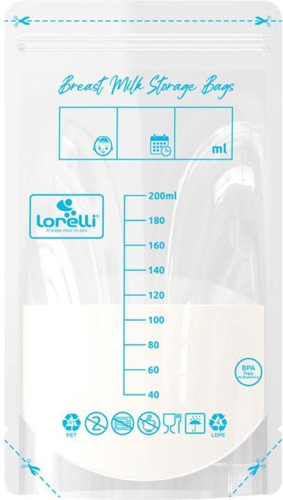 Actual product image Lorelli Breast milk bag 45 pieces