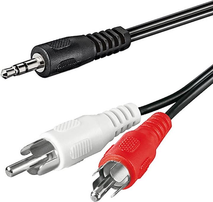Image du produit Value Prise stéréo - 2x cinch (1.50 m, RCA, Jack 3,5 mm (AUX))