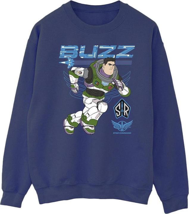 Actual product image Disney Mens Lightyear Buzz Run To Action Sweatshirt (L)