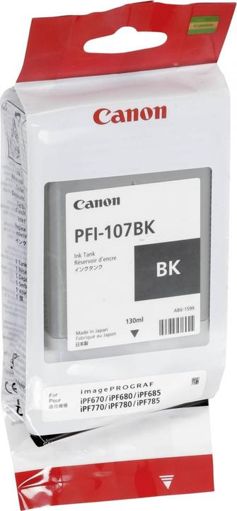 Actual product image Canon Pfi-107bk (FC)